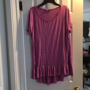 Light purple tunic top